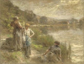 Trois blanchisseuses, c.1917